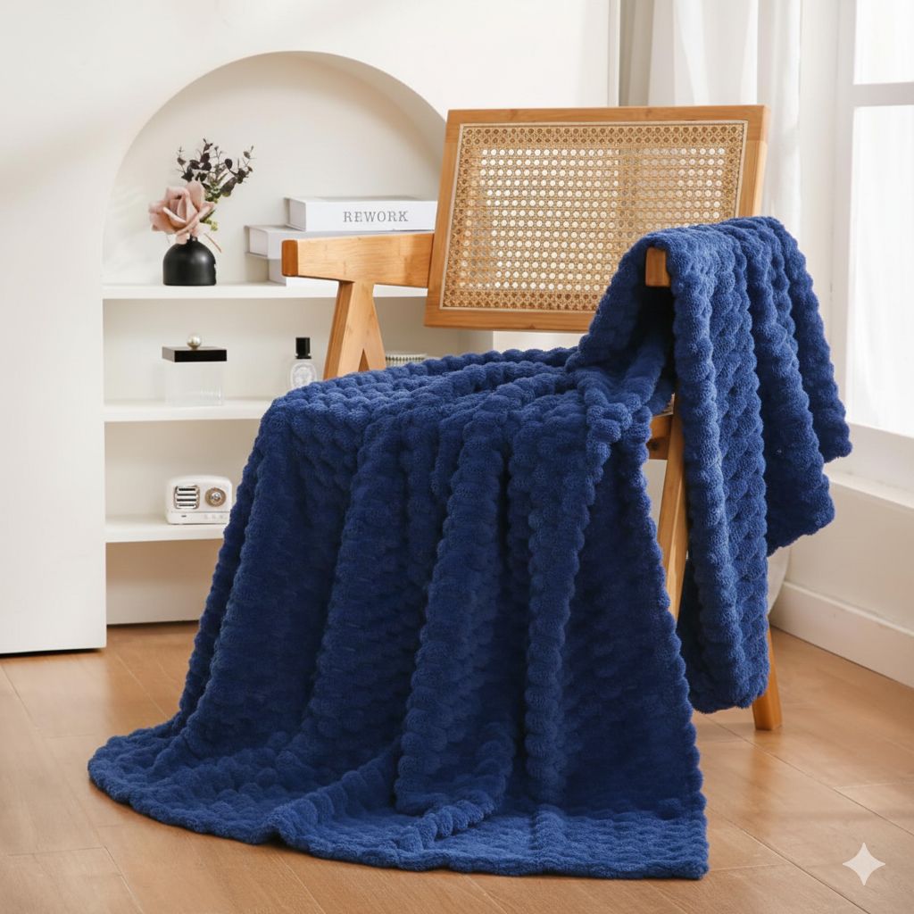 Cobijas piel de ángel Diseño Hexagonal