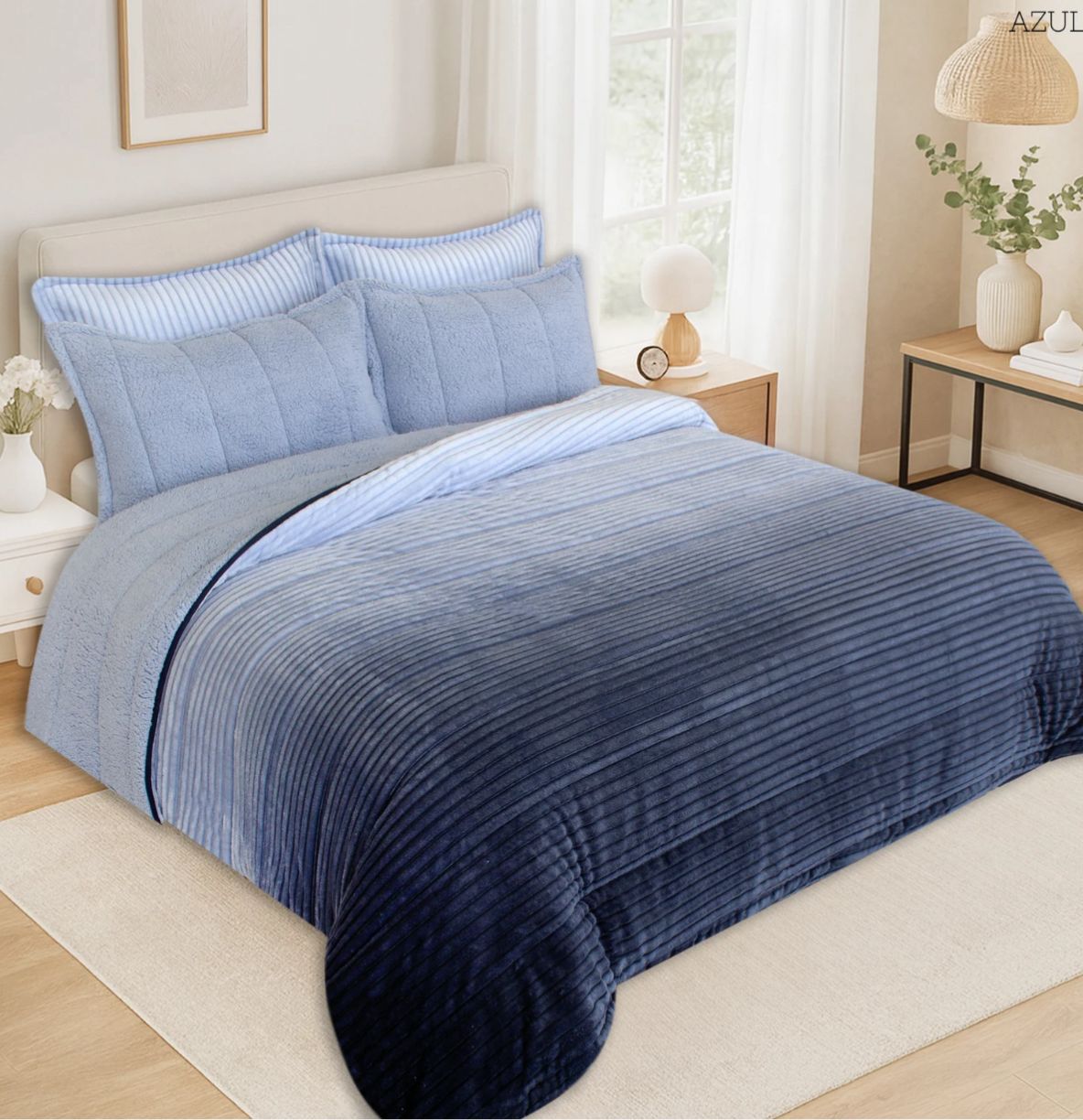 Cubrelecho ovejero degrade