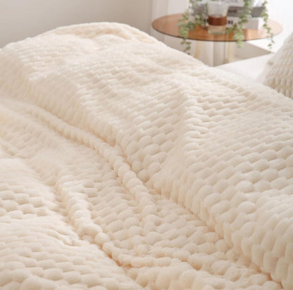 Cobijas piel de ángel Diseño Hexagonal