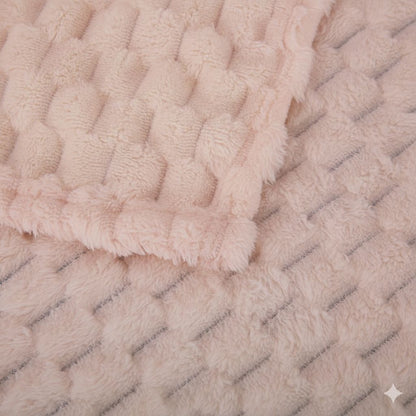 Cobijas piel de ángel Diseño Hexagonal